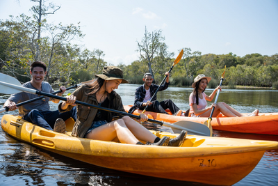 Kayak, See, Asien
