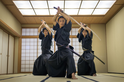 Ninja Schule, Kyoto, Japan Familienreise
