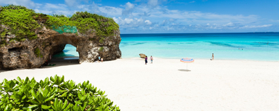 Strand von Okinawa, Japan Reisen