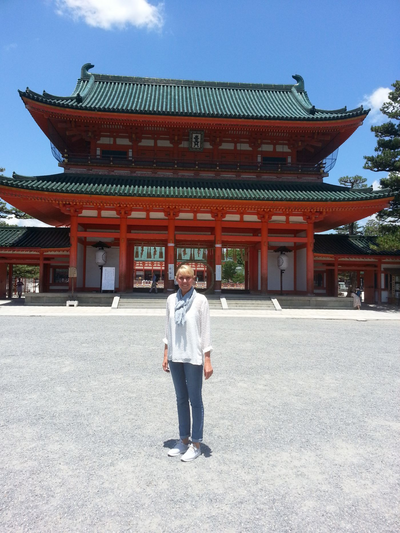 Asien Expertin Christiane Hörst in Kyoto, Japan Reisebericht