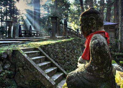 Oka-no-In Tempel, Koyasan, Japan Rundreise