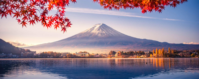 Mount Fuji im Herbst, Japan Reisen
