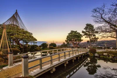 Kenroku-en-Garten in Kanazawa, Japan Reise