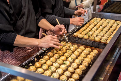 Takoyaki, Japanisches Gericht, Essen, Japan Reise