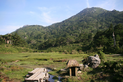 Naturlandschaft, Insel Nakushima, Japan Rundreise