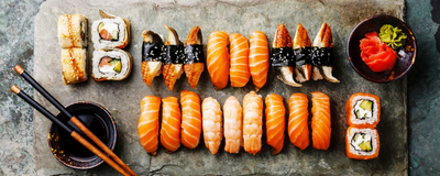 traditionelles Sushi in Japan, Japan Reisen 