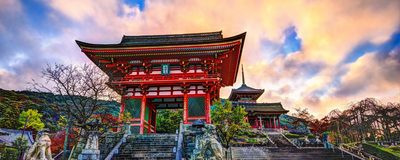 Kiyomizu-Tempel in Kyoto, Japan Rundreise