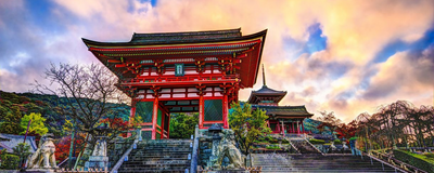 Kiyomizu-Tempel in Kyoto, Japan Rundreise