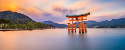 Itsukushima Shrine, Japan Reisen 