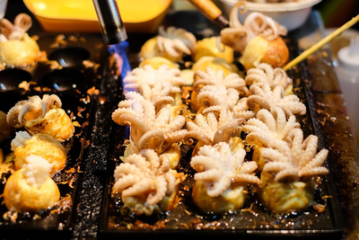 Takoyaki, Octopus, Osaka, Japan Reise