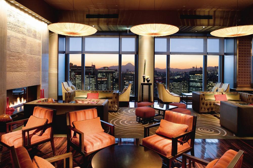 Gemütliche Lounge, Mandarin Oriental Tokyo, Hotel, Japan Reise