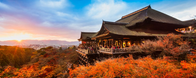 Kiyomizu Tempel, Kyoto, Japan Rundreise