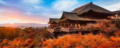 Kiyomizu Tempel, Kyoto, Japan Rundreise