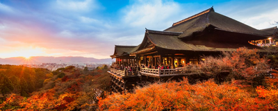 Kiyomizu Tempel, Kyoto, Japan Rundreise