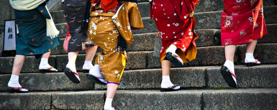 Kimonos, Japan Rundreise