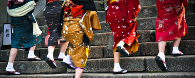 Kimonos, Japan Rundreise