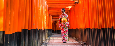 Fushimi Schrein in Kyoto, Japan Reisen