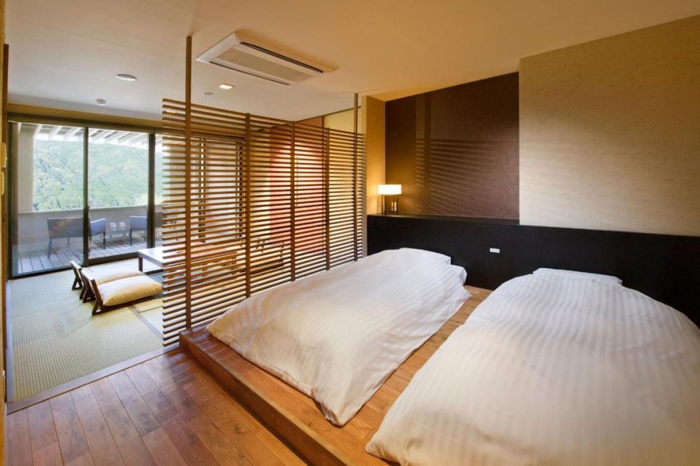Zweibettzimmer, Aura Tachibana Hotel, Hakone, Japan Rundreise