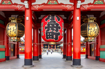 Asakusa, Kaminarimon (Donnertor), Japan Reise