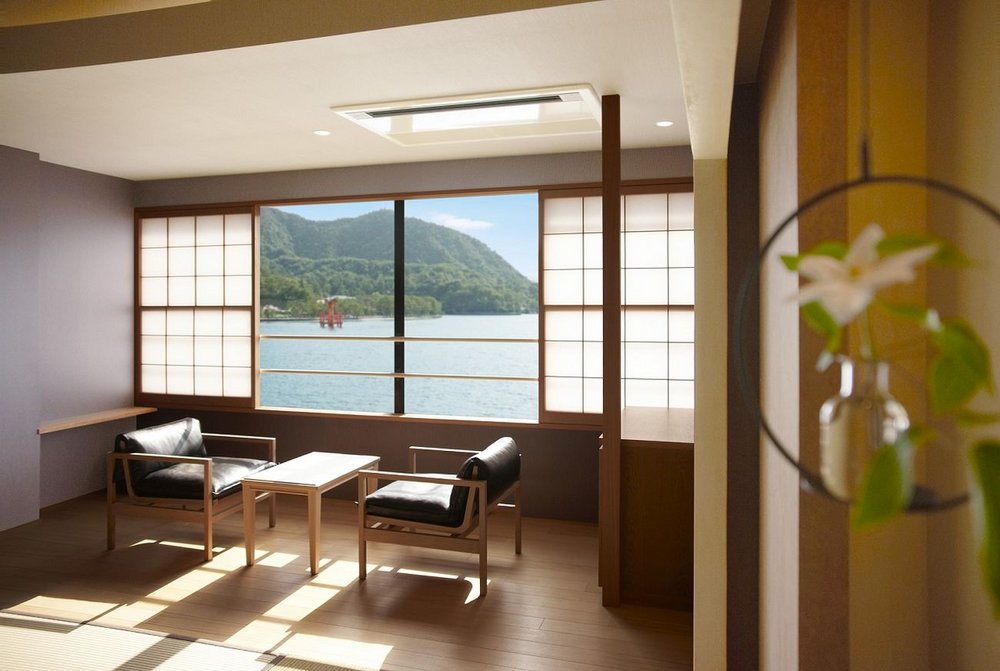 Zimmer mit schönem Ausblick, Kurayado Iroha, Japan Rundreise