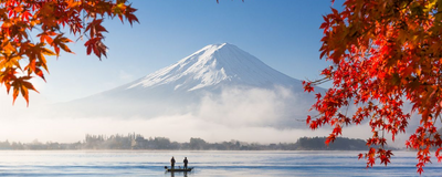 Fuji im Herbst, Japan Rundreise